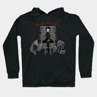 Gothic Cat Mom Hoodie